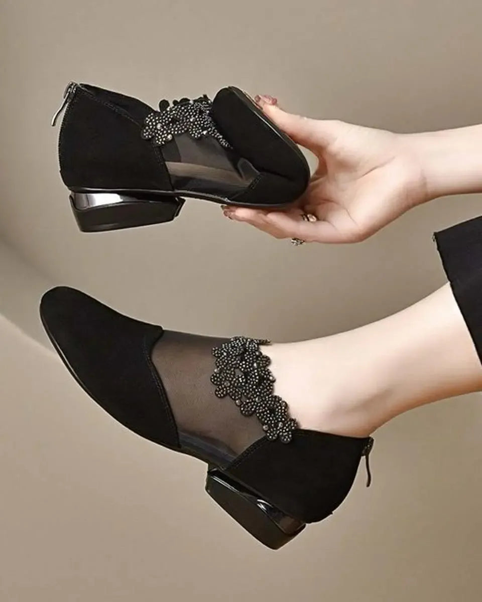 elegante High Heels, luftige Mesh-Sohle, weicher Komfort. R&B R&B