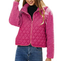 R&B | Gepolsterte Jacke - Lockere Passform - Fleece-Ärmel - Reißverschlussverschluss Lässiger Look