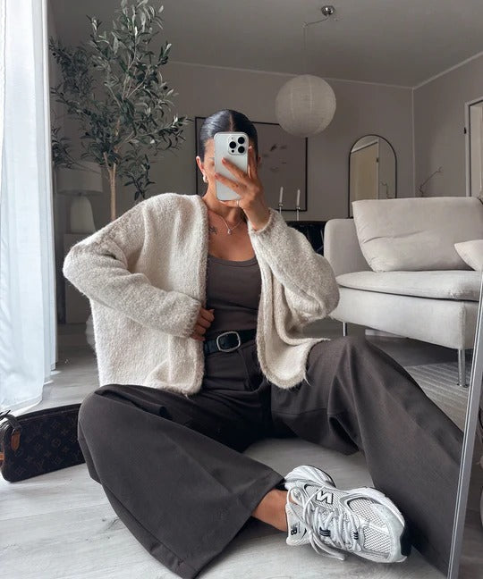 R&B | Damen-Strickjacke, klassisch & bequem