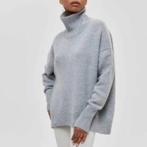 R&B | Rollkragenpullover mit Geripptem Saum und Komfortpassform