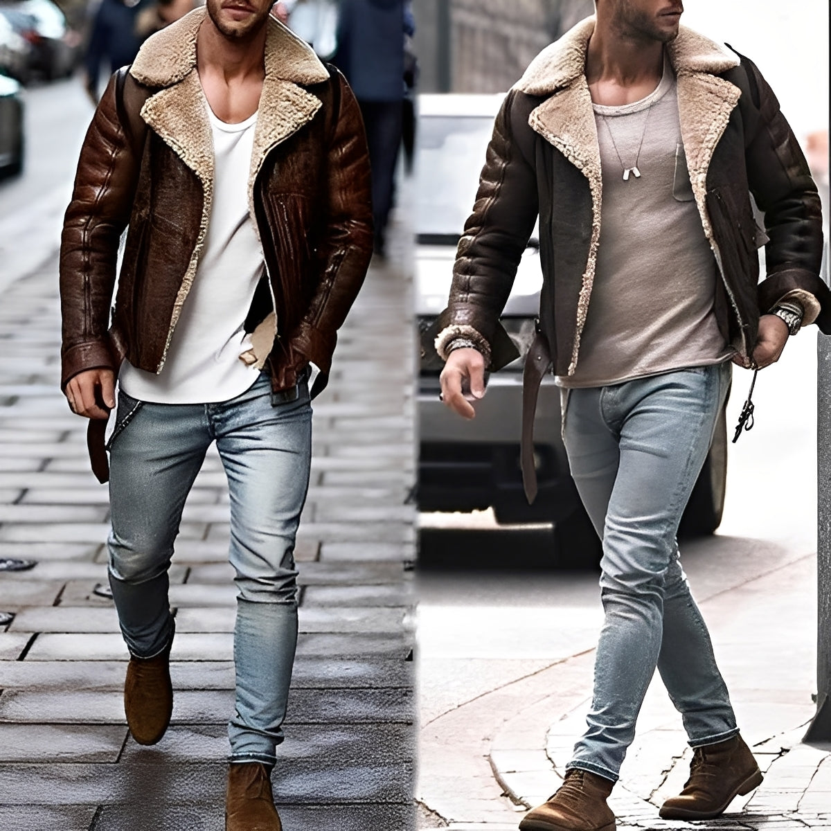 R&B | Elegante, warme Jacke für Männer