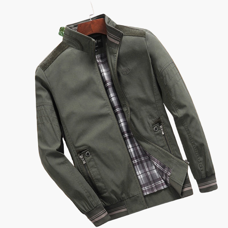 R&B | Bomberjacke mit Modischem Stehkragen - Stilvolle Übergangsjacke für Frühling & Sommer