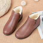 Modische Winterstiefel aus Leder mit Weicher Sohle R&B R&B