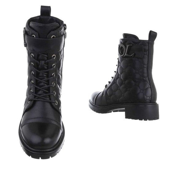 Gefütterte schwarze Stiefeletten R&B R&B