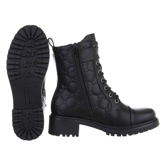 Gefütterte schwarze Stiefeletten R&B R&B