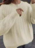 R&B | Bequemer, locker geschnittener Damen-Pullover