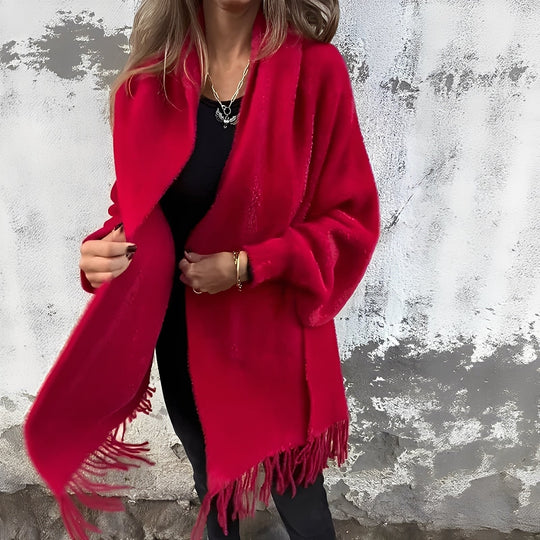 R&B | Trendige, lässige Damenstrickjacke