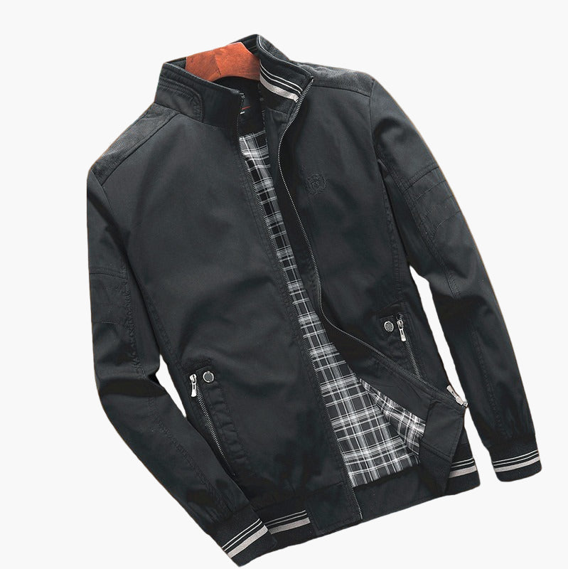 R&B | Bomberjacke mit Modischem Stehkragen - Stilvolle Übergangsjacke für Frühling & Sommer