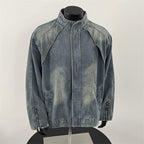 R&B | Herren Jeansjacke mit Vintage-Effekt
