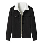 R&B | Cordjacke für Herren mit Fleecefutter, lässiger Stil