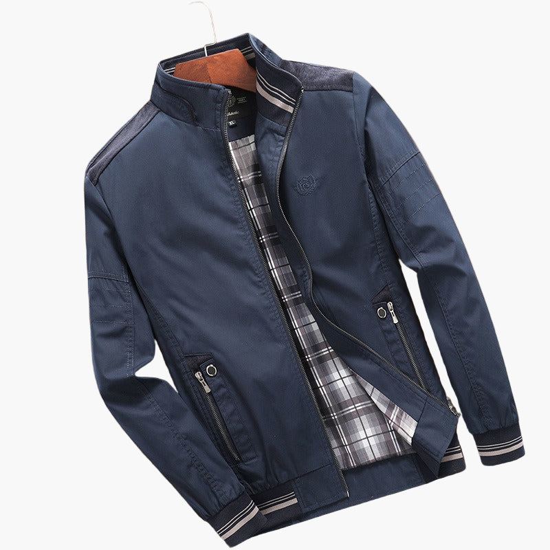 R&B | Bomberjacke mit Modischem Stehkragen - Stilvolle Übergangsjacke für Frühling & Sommer