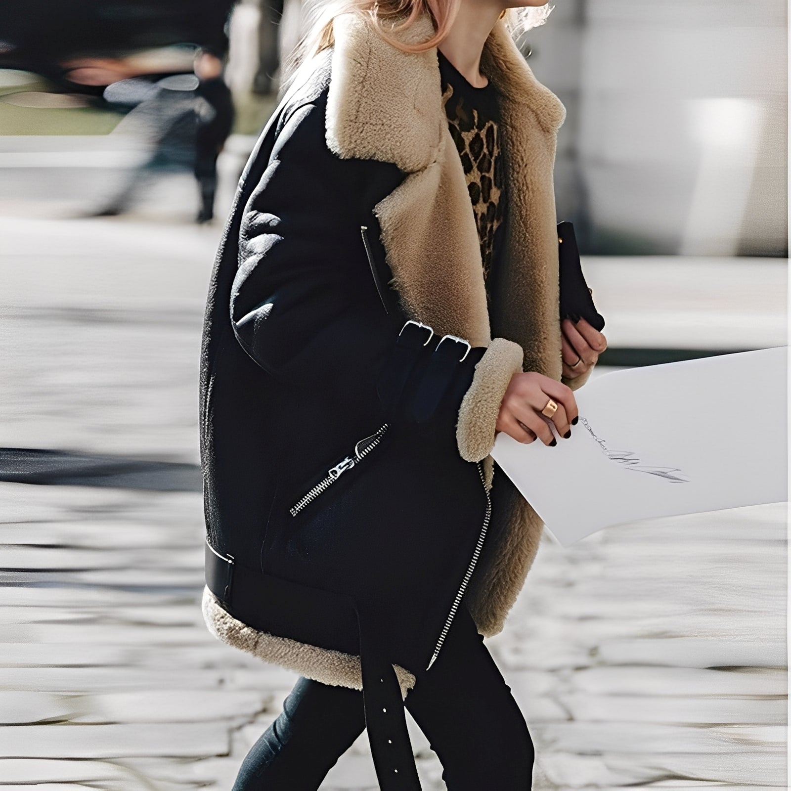 R&B | Edle Damenlederjacke
