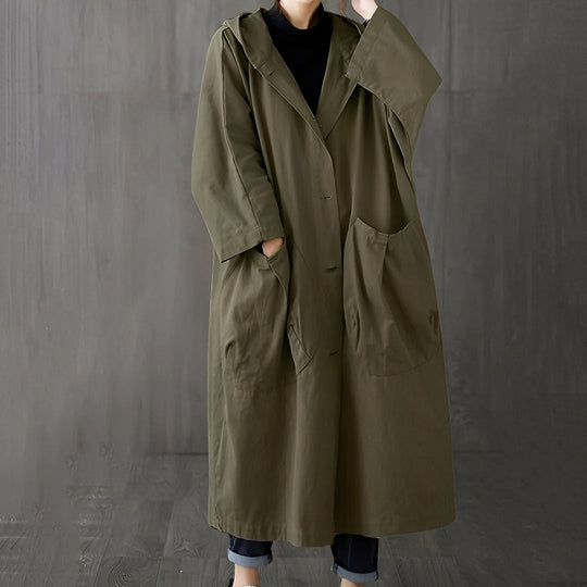 R&B | Moderner Trenchcoat mit Taschen für Frauen