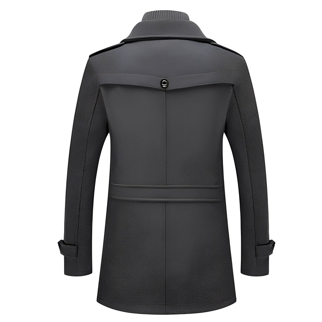 R&B | Eleganter langer Trenchcoat für Herren