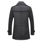 R&B | Eleganter langer Trenchcoat für Herren