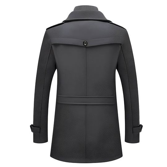 R&B | Eleganter langer Trenchcoat für Herren