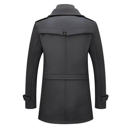 R&B | Eleganter langer Trenchcoat für Herren