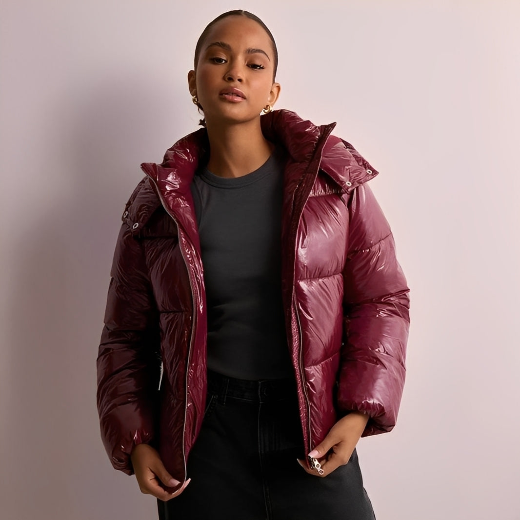 R&B | Damen-Winterjacke mit abnehmbarer Kapuze