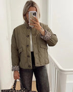 R&B | Elegante Jacke mit Leopardenmuster