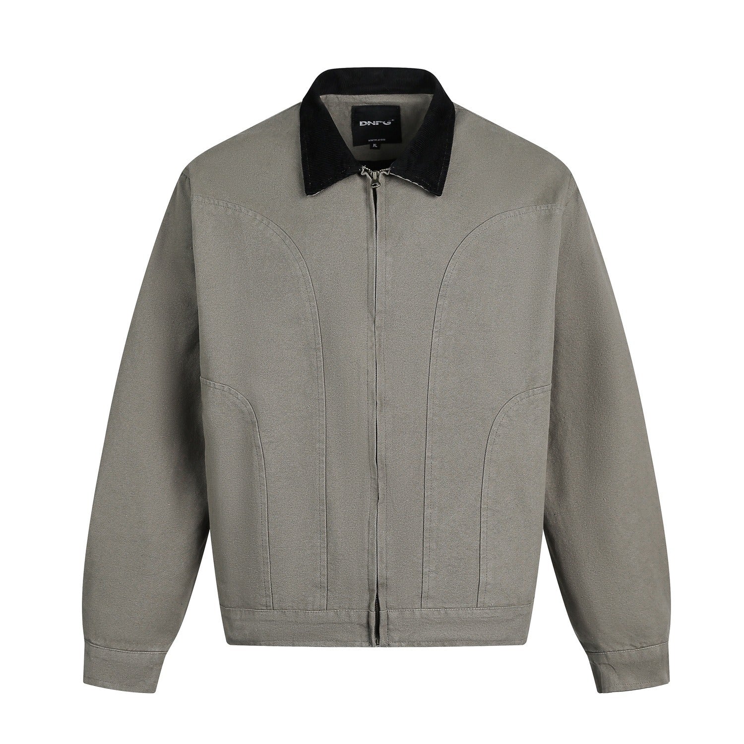 R&B | Herrenjacke mit Wildleder-Effekt und Druckknopfverschluss