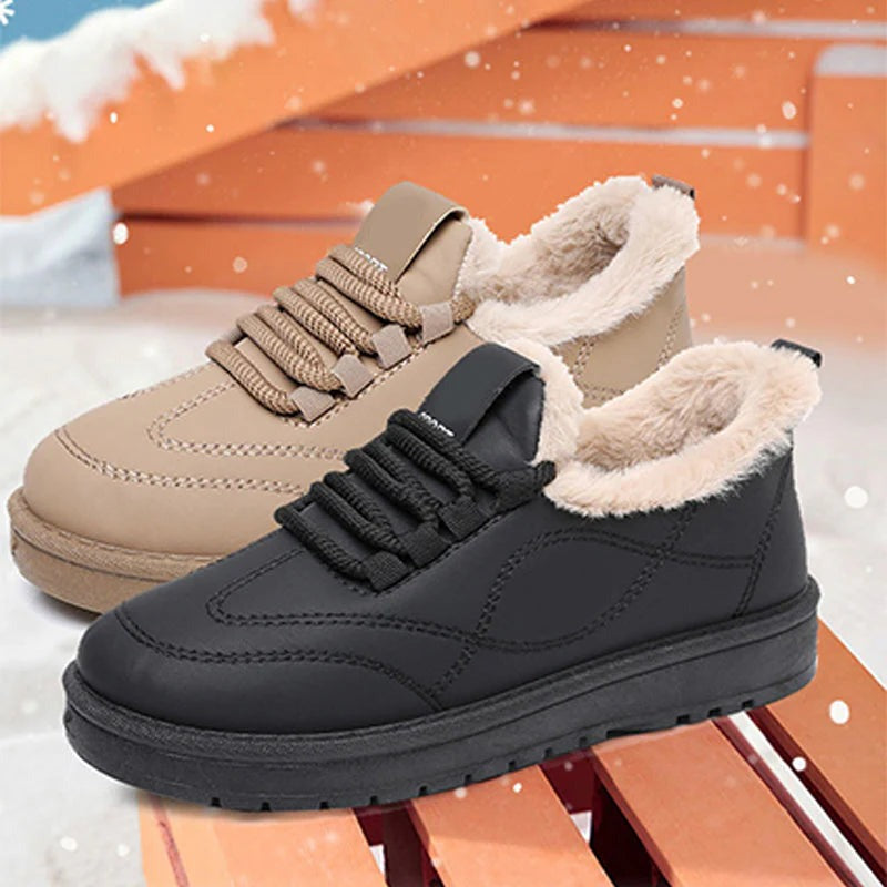 Gefütterte wasserfeste Winter-Schnürschuhe R&B R&B