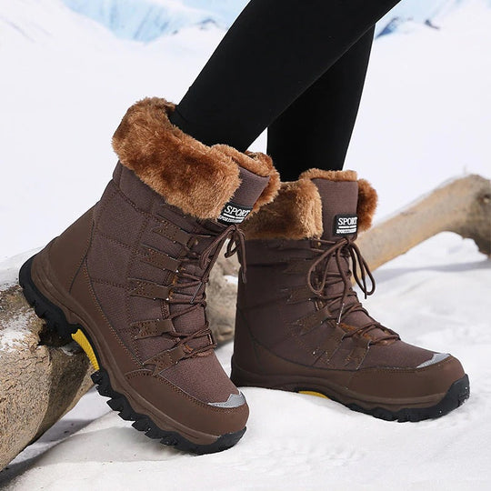 Robuste Winterboots mit Fellfutter R&B R&B