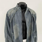 R&B | Herren Jeansjacke mit Vintage-Effekt