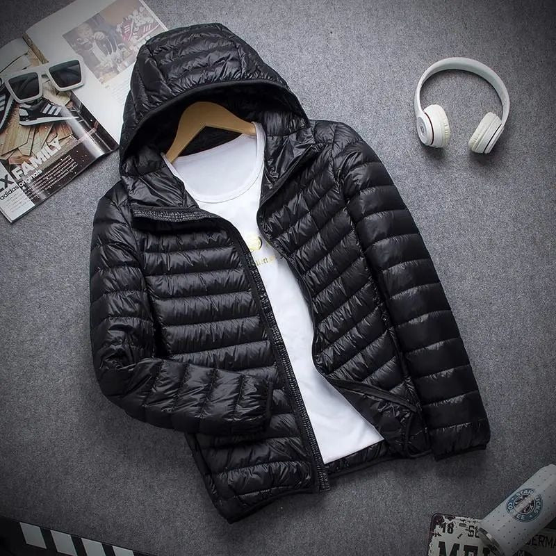 R&B | Herren-Steppjacke mit Kapuze und Reißverschluss - Tidus