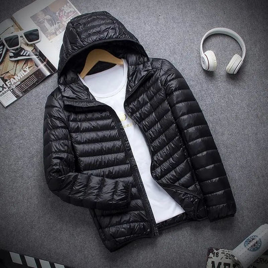 R&B | Herren-Steppjacke mit Kapuze und Reißverschluss - Tidus