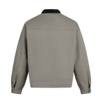 R&B | Herrenjacke mit Wildleder-Effekt und Druckknopfverschluss