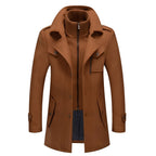 R&B | Eleganter langer Trenchcoat für Herren