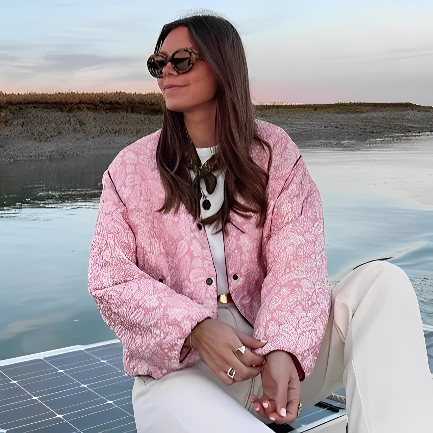 R&B | Lässige Patchwork-Quiltjacke für Frauen