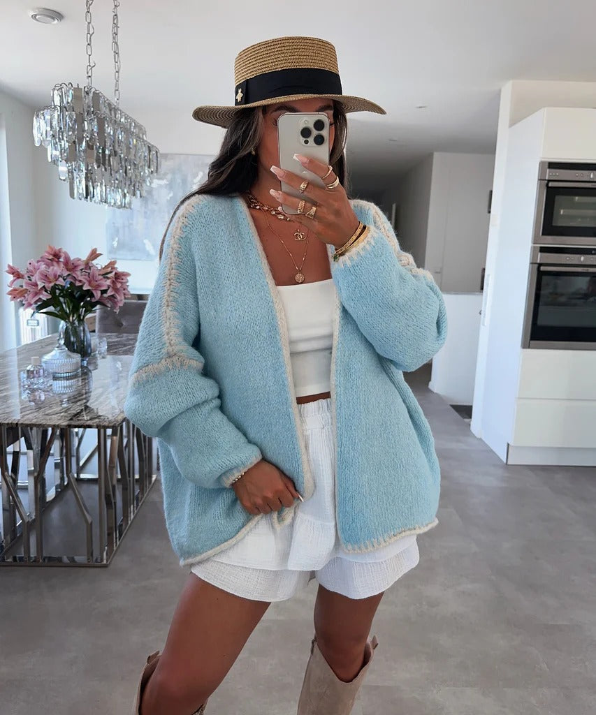 R&B | Damen-Strickjacke, klassisch & bequem