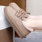 Gefütterte wasserfeste Winter-Schnürschuhe R&B R&B