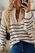 R&B | Sweatshirt Gestreiftes Muster