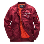 R&B | Bomberjacke mit Reißverschluss Im Urbanen Stil für Herren - Helix