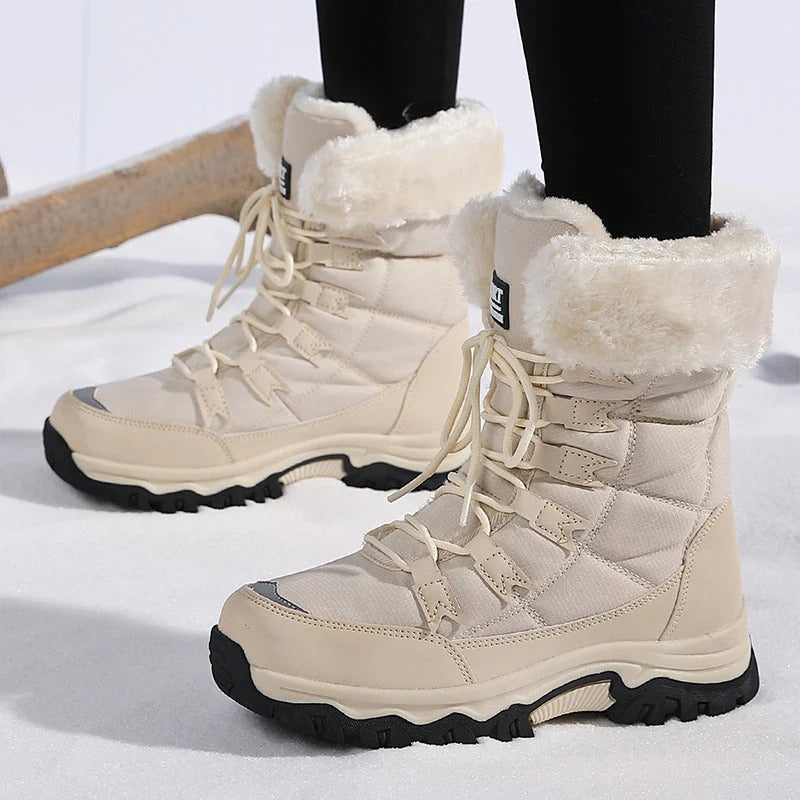 Robuste Winterboots mit Fellfutter R&B R&B