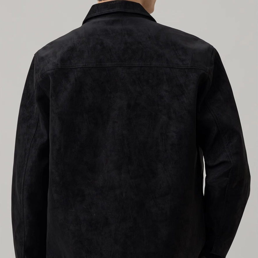 R&B | Herrenjacke mit Wildleder-Effekt