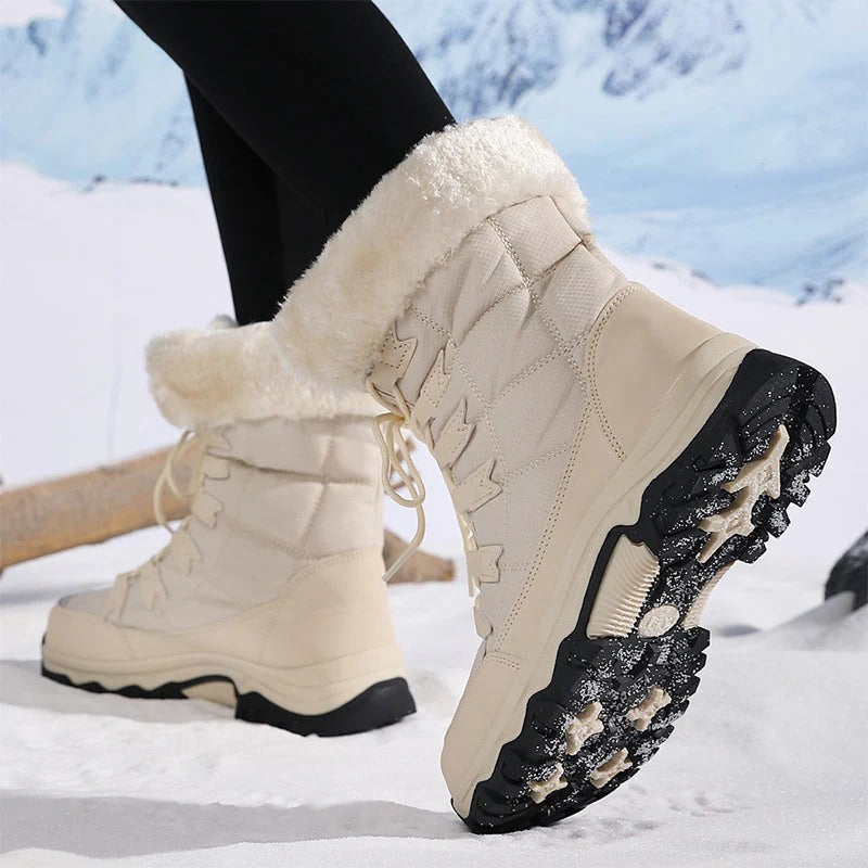 Robuste Winterboots mit Fellfutter R&B R&B