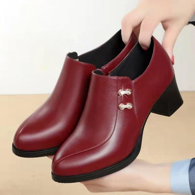 luxuriöse Damenschuhe aus echtem Leder. Heidi Mode Heidi Mode
