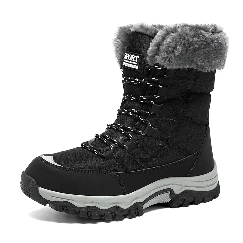 Robuste Winterboots mit Fellfutter R&B R&B