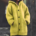 R&B | Bequemer Strickcardigan mit Kapuze für Frauen