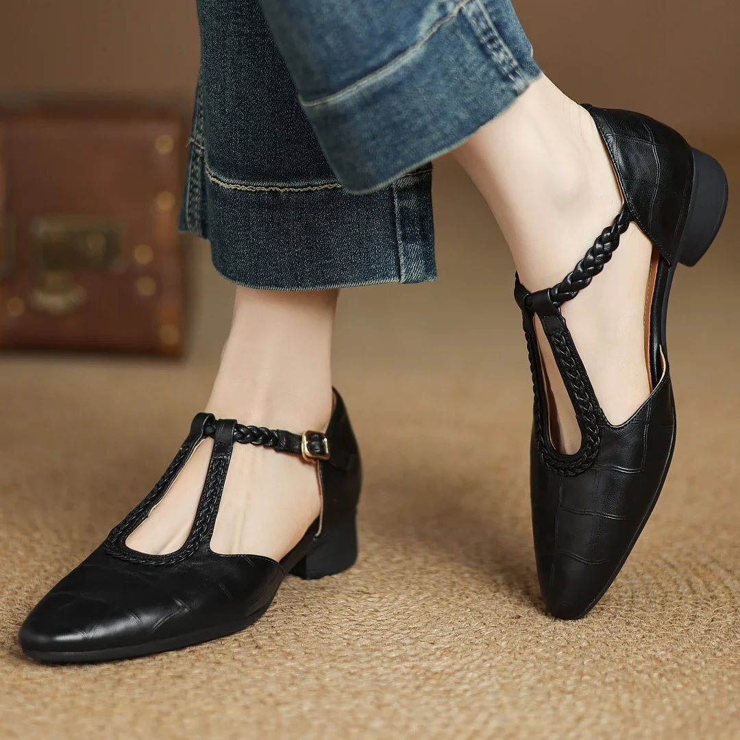 Modische Orthopädische Lederschuhe für Alltag und Freizeit R&B R&B