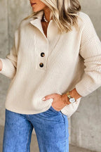 R&B | Sweatshirt Knopf Front