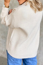 R&B | Sweatshirt Knopf Front