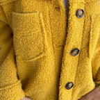 R&B | Sherpa Button up Jacke Lässige Warme Außenbekleidung