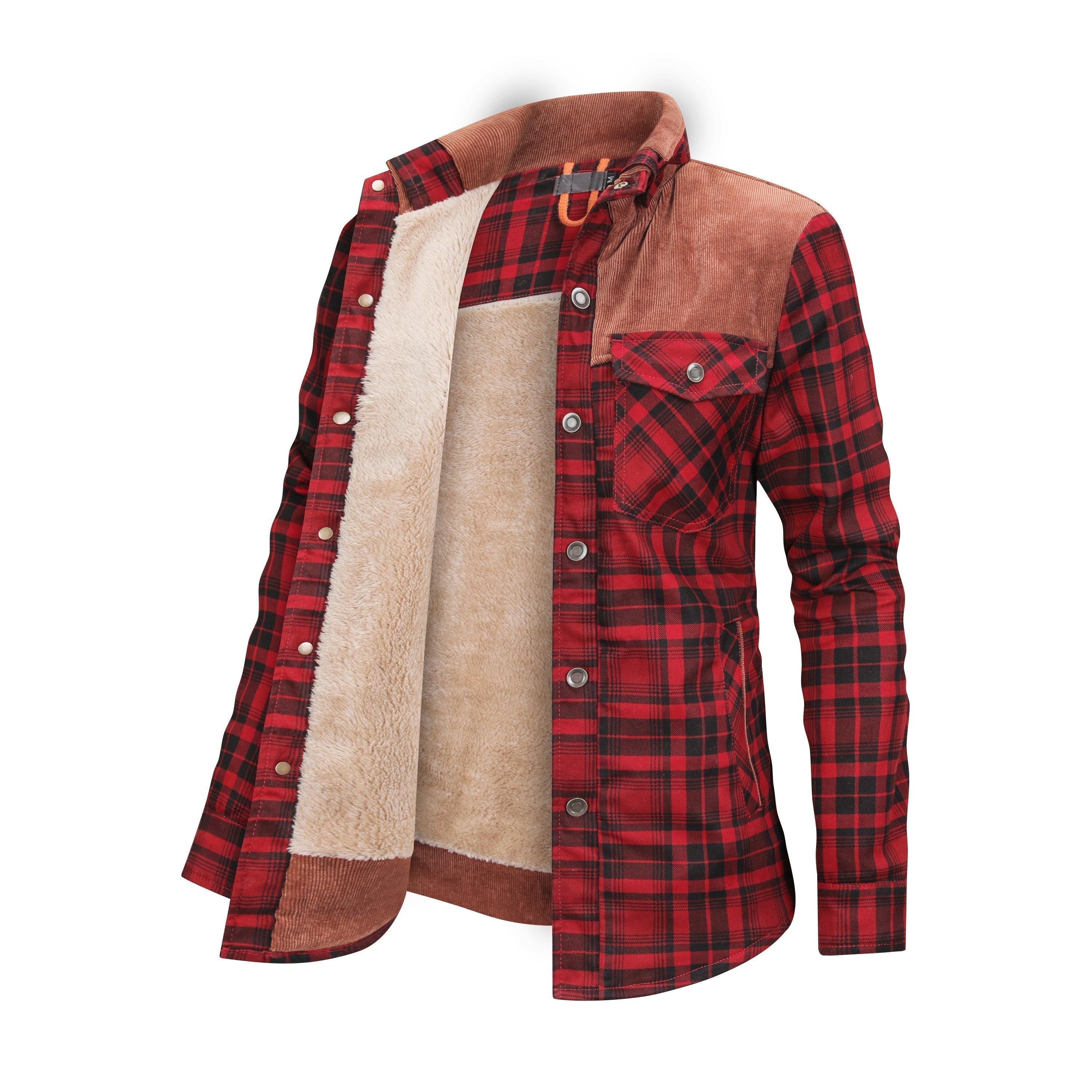 R&B | Futterhemdjacke Aus Flanell Polyester-mischung Warm und Rustikal
