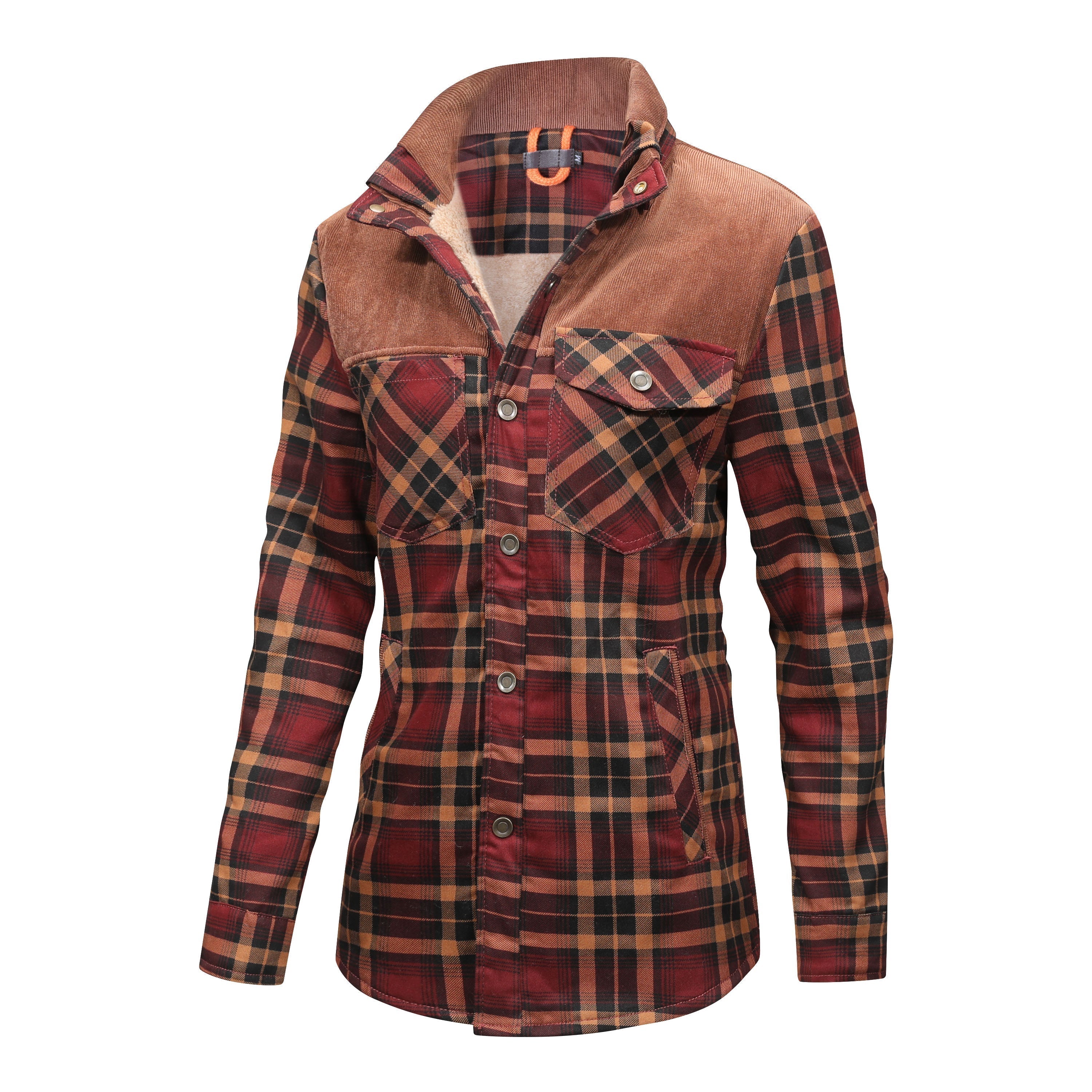 R&B | Futterhemdjacke Aus Flanell Polyester-mischung Warm und Rustikal