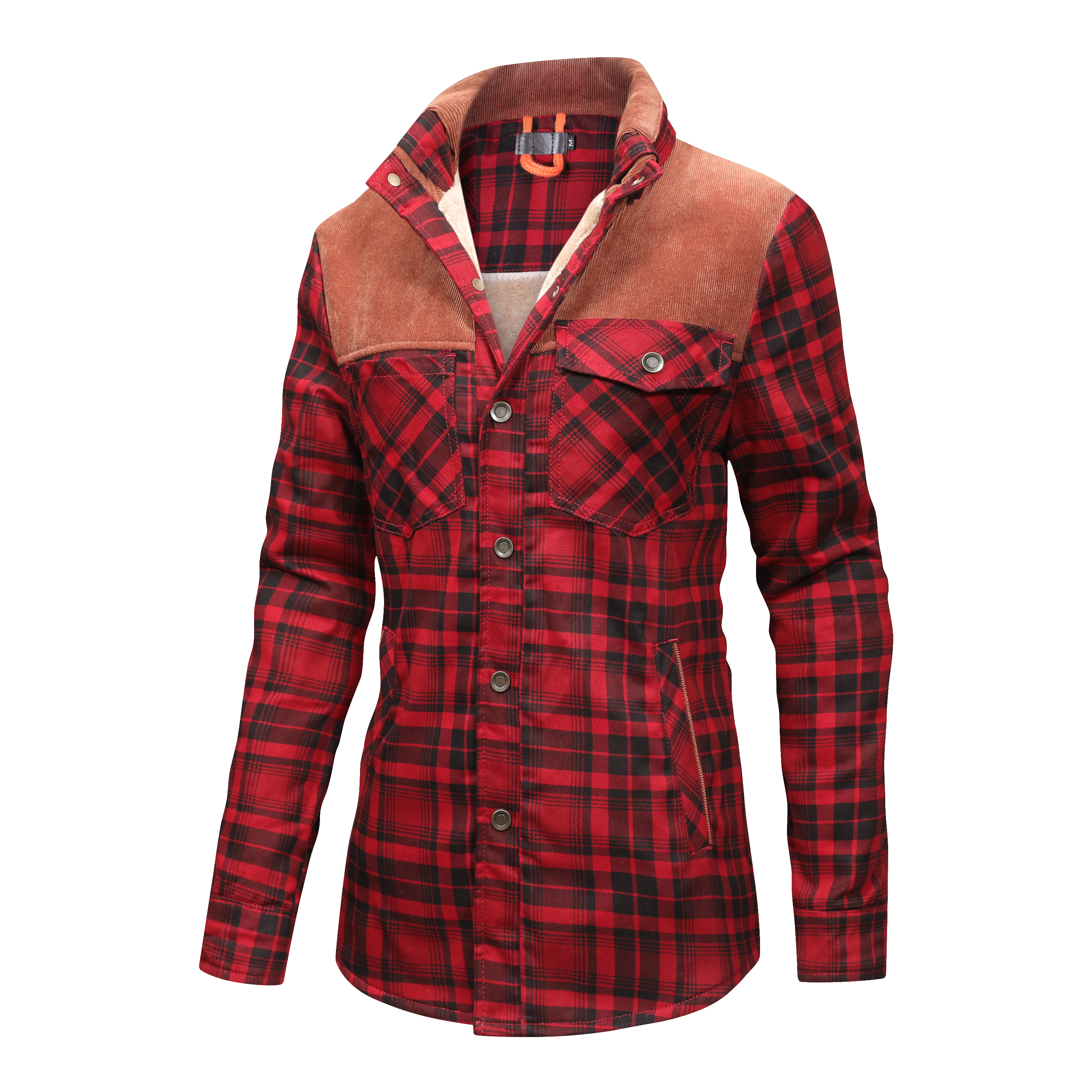 R&B | Futterhemdjacke Aus Flanell Polyester-mischung Warm und Rustikal