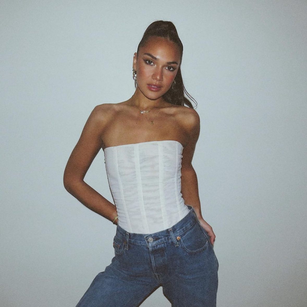 R&B | Chiffon Korsett-Oberteil